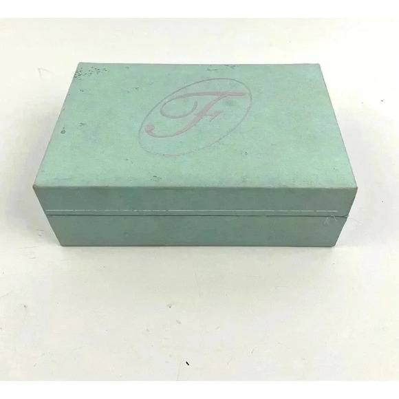 Fondini Watch Silver Blue Face Quartz Womens Original Box Swiss Driven Movement - Picture 11 of 11